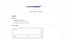 Desktop Screenshot of carlosmason.com